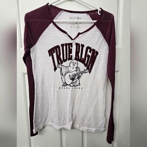Women's True Religion long sleev T-shirt
